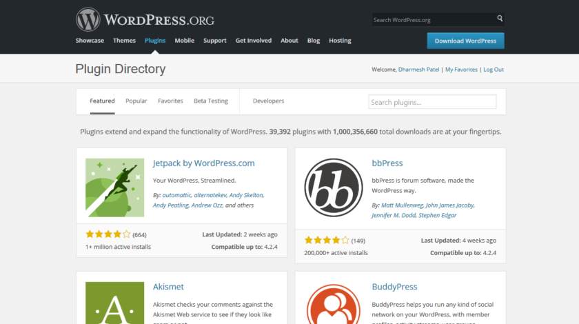 WordPress Plugin Directory crossed One Billion Total Downloads