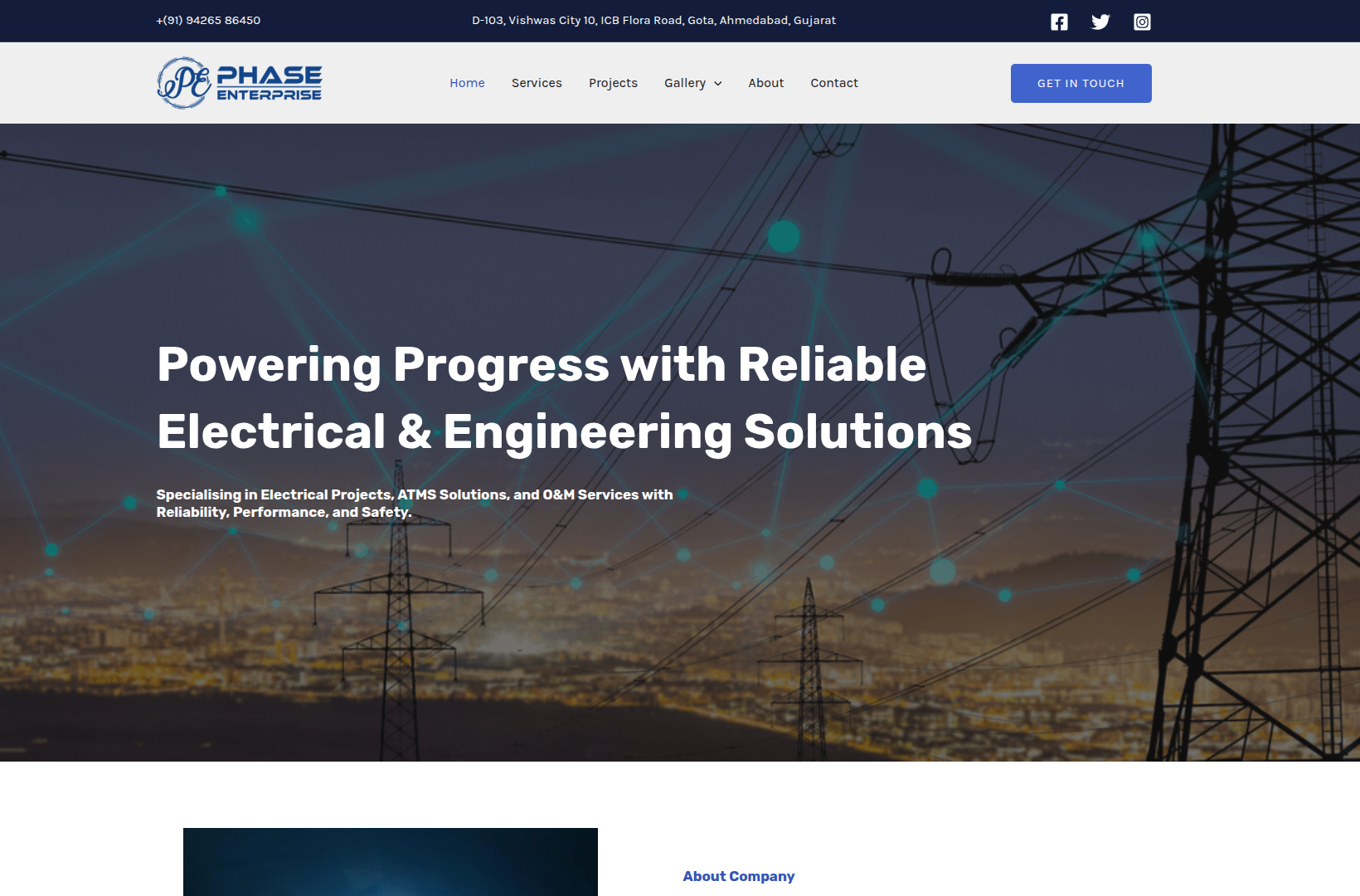 Phase Enterprise Desktop View